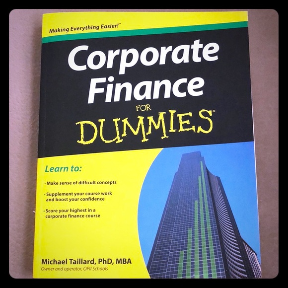 Corporate Finance for Dummies Book. - Picture 1 of 1